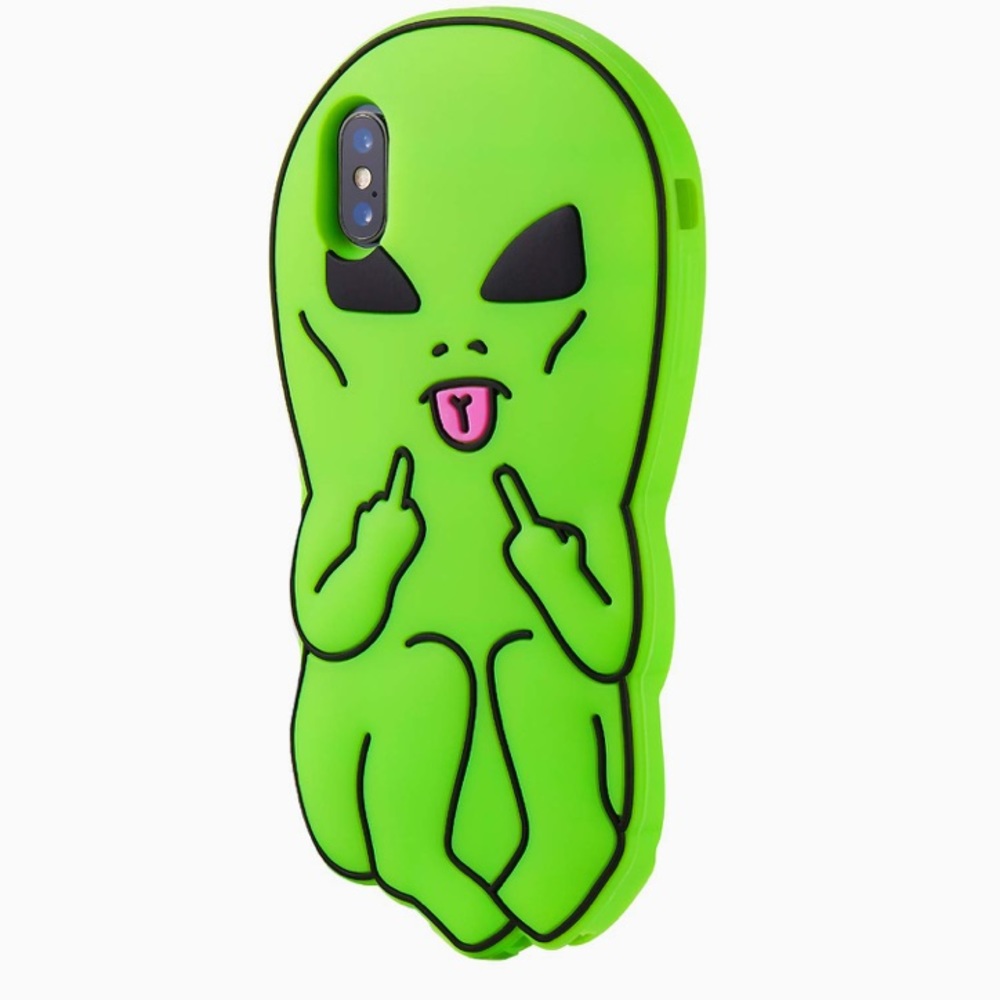 Green alien man phone case ( for xr or x ) 👽